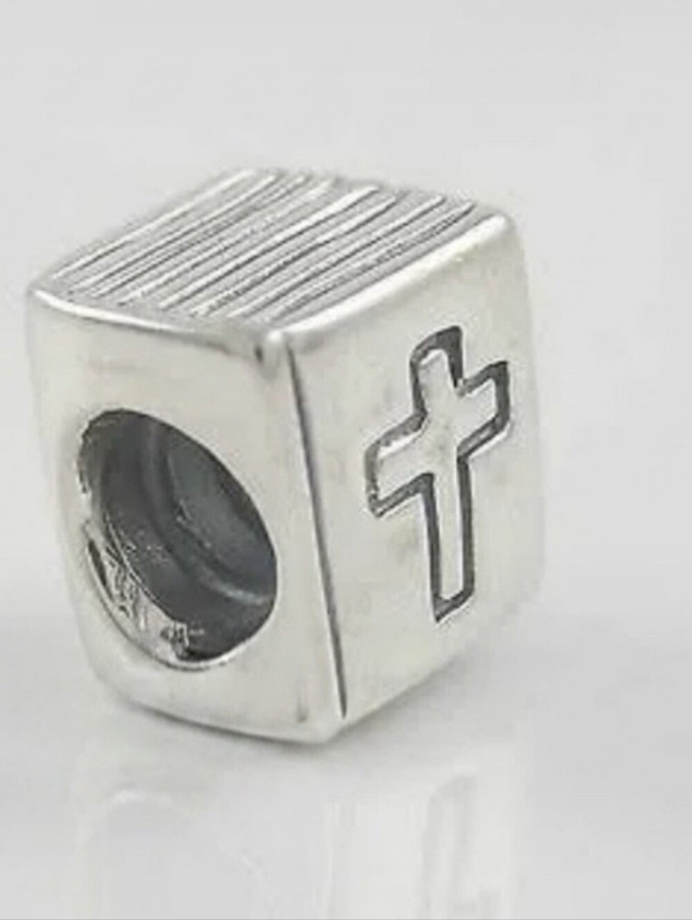 Pandora Retired Steering Silver Bible Charm